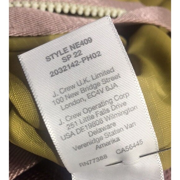 Madewell MWL Small crossbody market bag/backpack, gold with rose mesh pockets - Picture 8 of 12